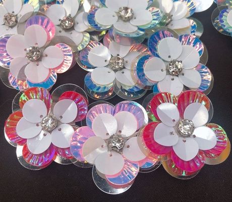 Top-Grade DIY Shell Flower Sequins for Women's Shoes Clothes Skirt Multi-Color Plastic Weddings Events Packaged in Boxes