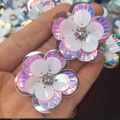 Top-Grade DIY Shell Flower Sequins for Women's Shoes Clothes Skirt Multi-Color Plastic Weddings Events Packaged in Boxes