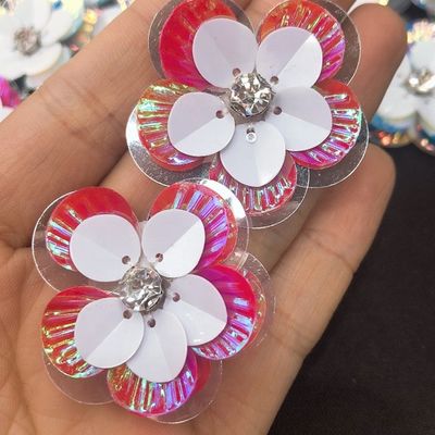 Top-Grade DIY Shell Flower Sequins for Women's Shoes Clothes Skirt Multi-Color Plastic Weddings Events Packaged in Boxes