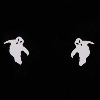 PVC Jack Skellington Head Ghost Glitter Shape Spider Necromancer Bat Skulls Cat Human Skeleton Halloween Sequins Perfect