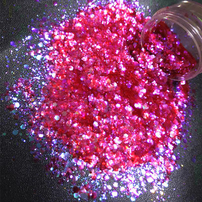 Nail Art Polyester Glitter Iridescent Blue Purple Flash Sol Ent Resistente Series Glitters 1 Color Print Method Decoration