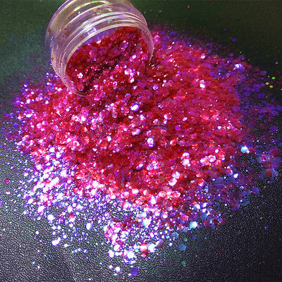 Nail Art Polyester Glitter Iridescent Blue Purple Flash Sol Ent Resistente Series Glitters 1 Color Print Method Decoration