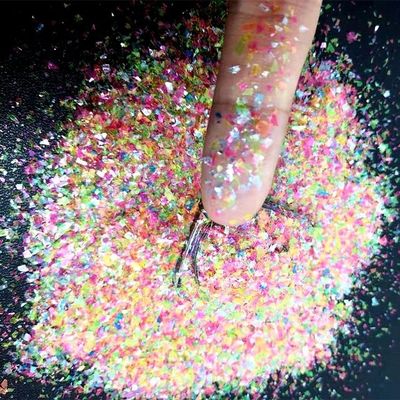 1KG Min Order Custom Polyester Christmas Confetti Glitter Shape for Ramadan Graduation School Valentine's Day Decorations