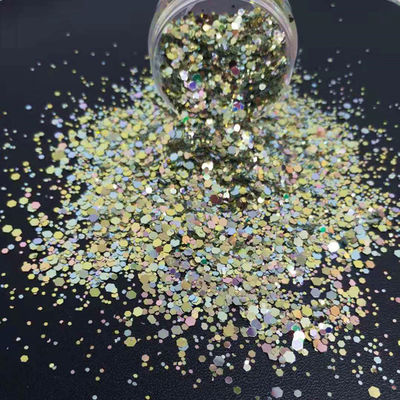 Excellent Nail Art Effect Mixing Made Simple with Chameleon Glitter Powder