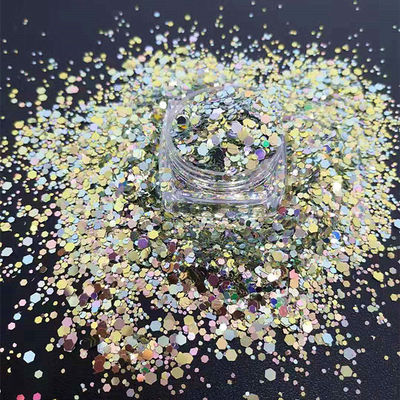 Excellent Nail Art Effect Mixing Made Simple with Chameleon Glitter Powder