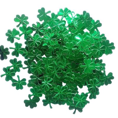 St. Patrick's Day Event Party Supplies Shamrocks Table Confetti in Lucky Clover Hat Shape for Irish Theme Decoration