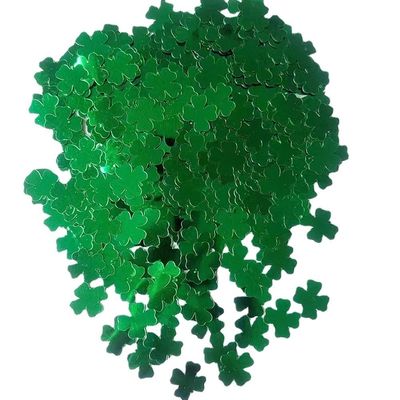St. Patrick's Day Event Party Supplies Shamrocks Table Confetti in Lucky Clover Hat Shape for Irish Theme Decoration