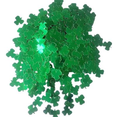 St. Patrick's Day Event Party Supplies Shamrocks Table Confetti in Lucky Clover Hat Shape for Irish Theme Decoration