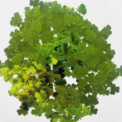 St. Patrick's Day Event Party Supplies Shamrocks Table Confetti in Lucky Clover Hat Shape for Irish Theme Decoration