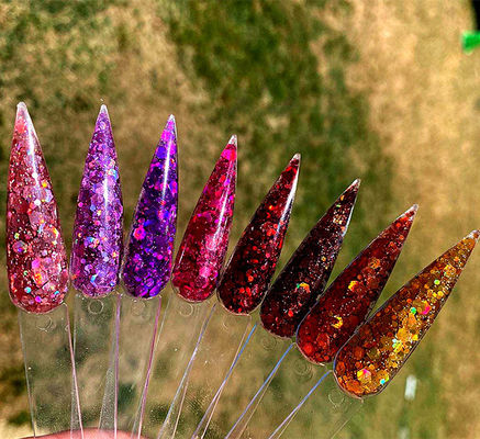 Die Cutting Printing with Metallic Holographic Chunky Glitter Powder in Polyester Shades and Finishes