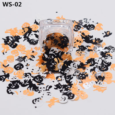 OEM/ODM Yes.We Provide OEM Pumpkin Spider Human Skeleton Witch Bat Shaped Glitter Halloween Accessories for Mother's Day