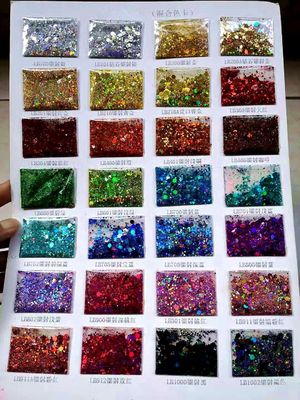 Craft and Christmas Item Type Indoor Christmas Decoration Chunky Glitter Mixes in Bulk