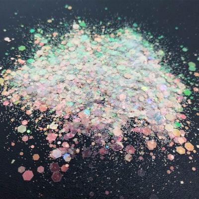 Chunky PET Craft Glitter Powder in Eco-friendly Bulk Opal for Other Holiday Supplies