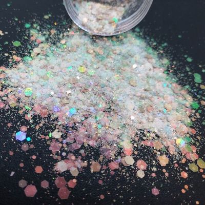 Chunky PET Craft Glitter Powder in Eco-friendly Bulk Opal for Other Holiday Supplies