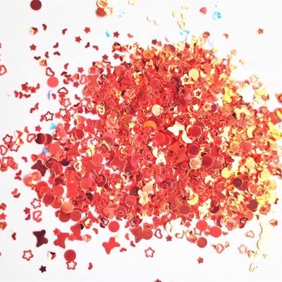 Multi-functional Mixes Sequins Pink Butterfly Dots Glitter Open Heart Open Stars Moon Diamond for Versatile and Creative
