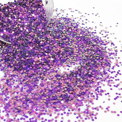Create Eye-Catching Designs Holographic and Chameleon Shapes Polyester Glitter for Tumblers