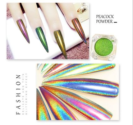 OEM/ODM Yes. Holographic Nail Powder for Poleyster Nails High Standar