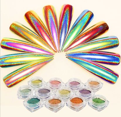 OEM/ODM Yes. Holographic Nail Powder for Poleyster Nails High Standar
