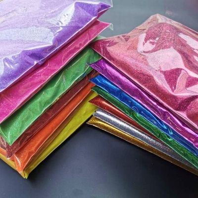 Customized Colors Avaliable Ultra Fine Bulk PET Glitter for Other Holiday Supplies 1/64 1/128 1/256 1/500 1/700