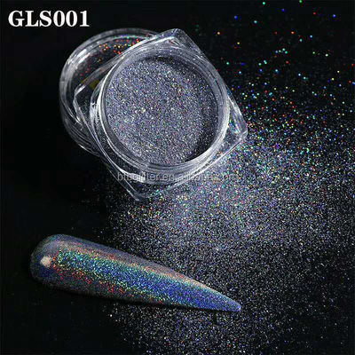 Holographic Fine Solvent Resistant Nails Art Glitter Powder 1/128 1/170 1/256 1/360 1/500 1/700 Fine Powder Glitter