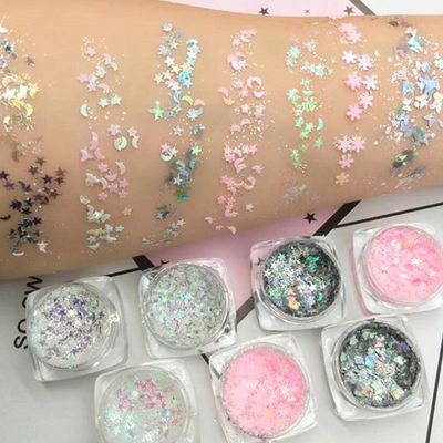 Thousand Choices Offered for Nails Art Decoration Usage and Sequins Material in Nail Beauty Products