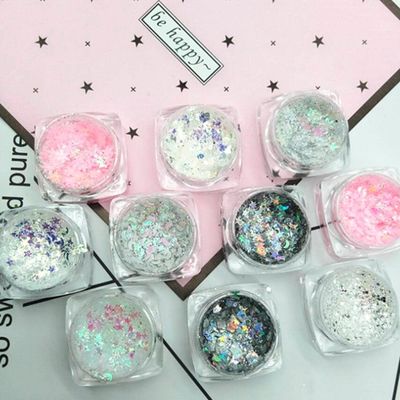 Thousand Choices Offered for Nails Art Decoration Usage and Sequins Material in Nail Beauty Products