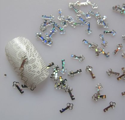 Glitter Key Shaped for Nail Art Craft Handmade NO April Fool's Day