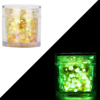 BILING BILING Polyester Unicorn horse glitter shape Eco-friendly Glitter Noctilucence Ultimate Glow in the Dark Glitter