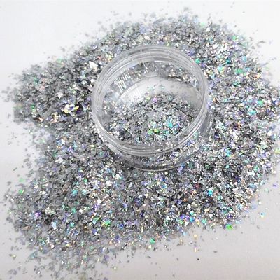 Polyester Resistant Solvent Irregular Bulk Glitter Fragment Glitter Cut Flakes Nail Art Supplies for Mother's Day Ramadan