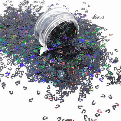 Polyester Glitter Leopard Shape 1kg Packing Eco-friendly and Colorful
