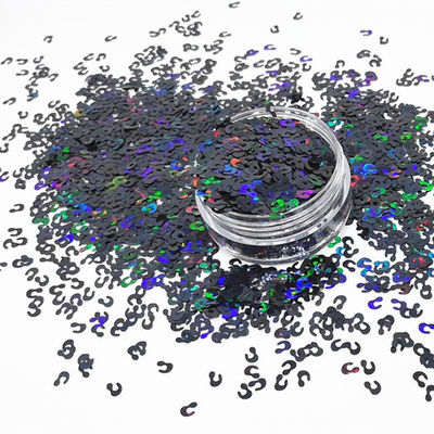 Polyester Glitter Leopard Shape 1kg Packing Eco-friendly and Colorful