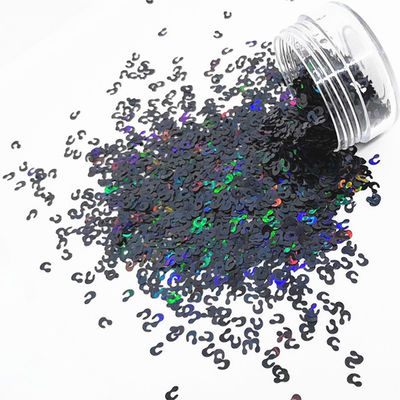 Polyester Glitter Leopard Shape 1kg Packing Eco-friendly and Colorful
