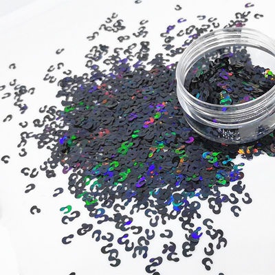 Polyester Glitter Leopard Shape 1kg Packing Eco-friendly and Colorful