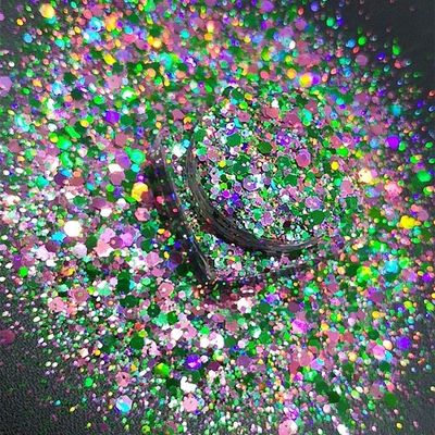 1 Kilogram /bags Mixes of Chunkie Glitters Polyester Mixed Glitter for Christmas Occasion Custom Chunky Glitter DIY