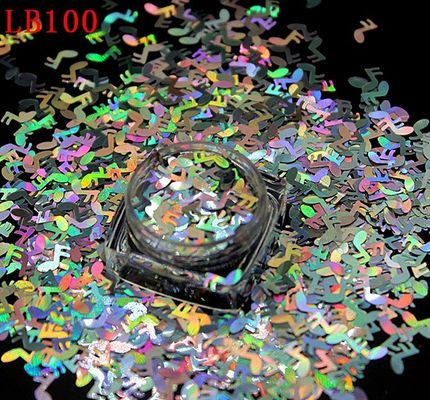 Music Mark PET Holiday Glitter Shapes Glitter with Glitter Musical Notation Shapes Other Holiday Supplies