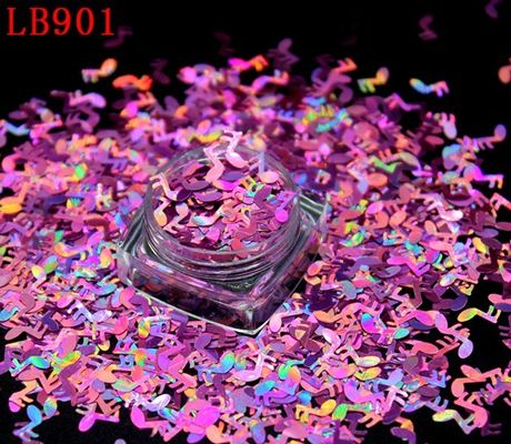 Music Mark PET Holiday Glitter Shapes Glitter with Glitter Musical Notation Shapes Other Holiday Supplies