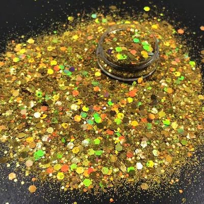 RAMADAN Occasion Advantage Bulk Eco-friendly Holographic Chunky Mixed Glitter for Craft Polyester Glitter Powder