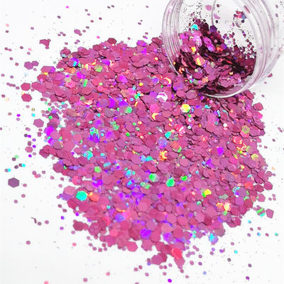 RAMADAN Occasion Advantage Bulk Eco-friendly Holographic Chunky Mixed Glitter for Craft Polyester Glitter Powder