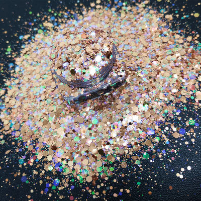 Indoor Christmas Decoration 3D Bronzing Glitter Bronze Glitter Art for Christmas Item Type