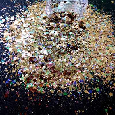 Indoor Christmas Decoration 3D Bronzing Glitter Bronze Glitter Art for Christmas Item Type