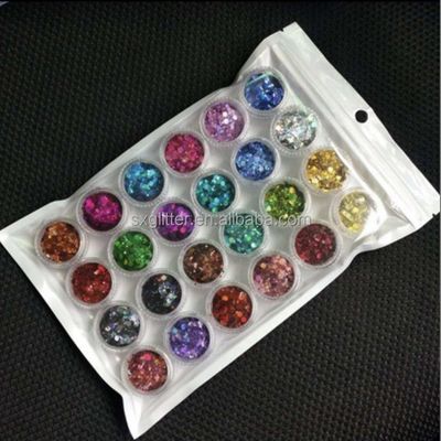 Mix and Match to Create Excellent Nail Art Effect Glitter Powder With Chunky Glitter for Resin Tumbler