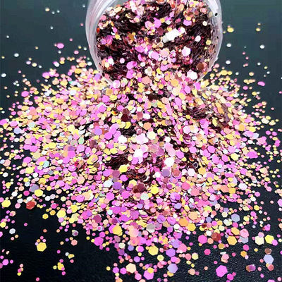 Die Cutting Printing Change Color Chunky Glitter for Makeup Body Hair Nail Art Craft Resin Bulk Custom Color Shifting