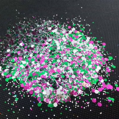 Diwali Celebration Essential Colorful High Shining 1mm 2mm 3mm White Silver Pink Green Bling Nail Glitter Powder