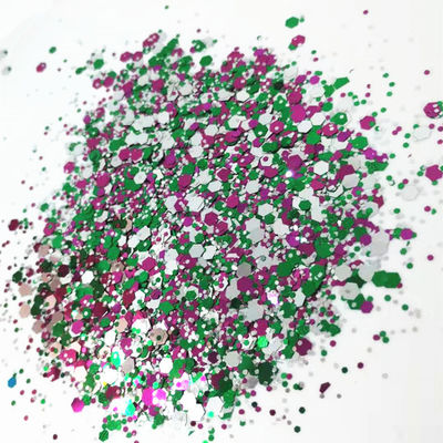 Diwali Celebration Essential Colorful High Shining 1mm 2mm 3mm White Silver Pink Green Bling Nail Glitter Powder