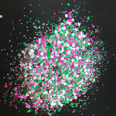 Diwali Celebration Essential Colorful High Shining 1mm 2mm 3mm White Silver Pink Green Bling Nail Glitter Powder