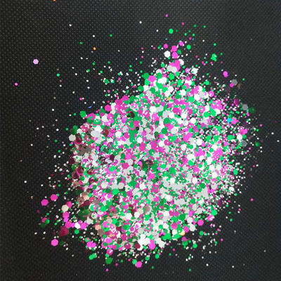Diwali Celebration Essential Colorful High Shining 1mm 2mm 3mm White Silver Pink Green Bling Nail Glitter Powder
