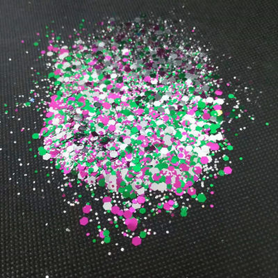 Diwali Celebration Essential Colorful High Shining 1mm 2mm 3mm White Silver Pink Green Bling Nail Glitter Powder