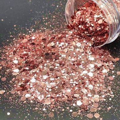 Other Holiday Supplies Bling Metal Chunky Glitter Makeup Cosmetic Glitter Flakes Body Glitter for Eye Shadow Nail Art Plastic