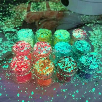 Earth Day Assorted Animal Shapes Confetti in Non-toxic Luminous Glitter Powder with Chunky Mixes
