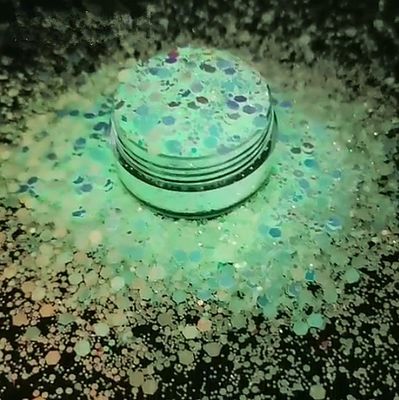 Earth Day Assorted Animal Shapes Confetti in Non-toxic Luminous Glitter Powder with Chunky Mixes